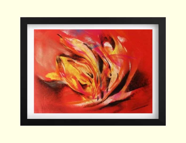 Red Rhythm - Painting