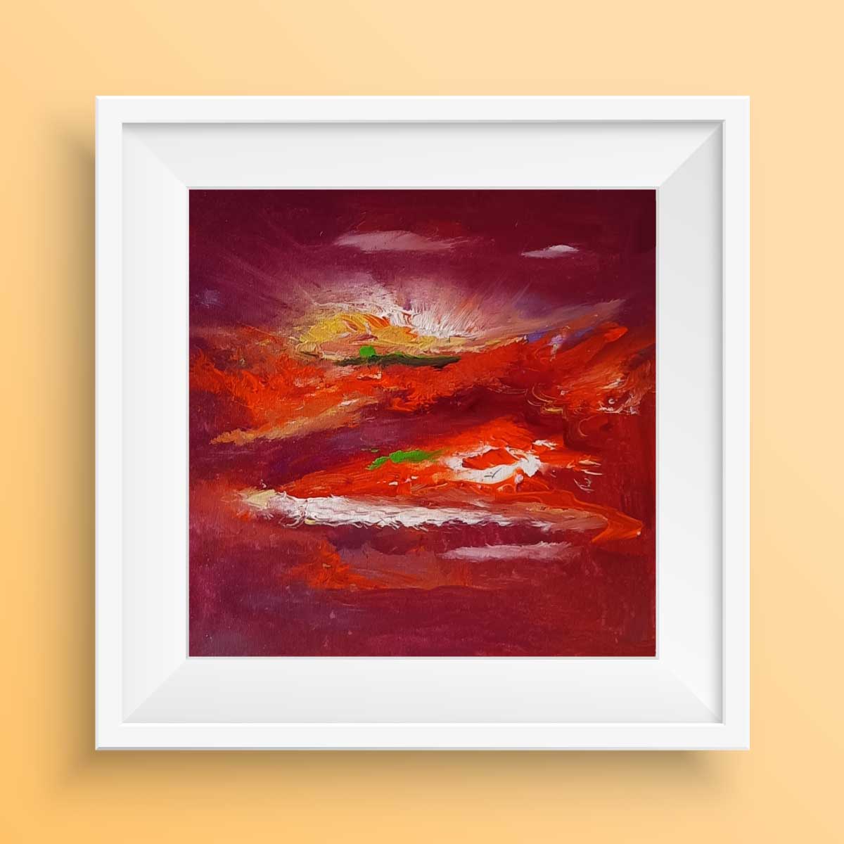 Scarlet Pulse - Painting